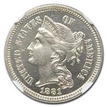 1881 Three Cent Nickel PF-66 Cameo NGC
