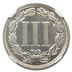 1881 Three Cent Nickel PF-66 Cameo NGC