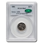 1881 Three Cent Nickel PR-67 PCGS CAC