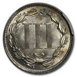 1881 Three Cent Nickel MS-64 PCGS