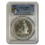 1881 Trade Dollar PR-61 PCGS