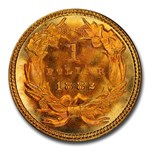 1882 $1 Indian Head Gold MS-68 PCGS CAC