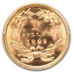1882 $1 Indian Head Gold MS-68 PCGS