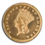 1882 $1 Indian Head Gold PR-66 DCAM PCGS