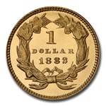 1882 $1 Indian Head Gold PR-67 DCAM PCGS