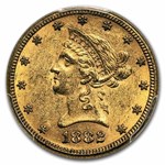 1882 $10 Liberty Gold Eagle MS-61 PCGS