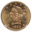 1882 $10 Liberty Gold Eagle MS-64 NGC