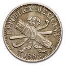 1882-1883 Mexico Copper-Nickel 5 Centavos Avg Circ