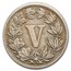 1882-1883 Mexico Copper-Nickel 5 Centavos Avg Circ