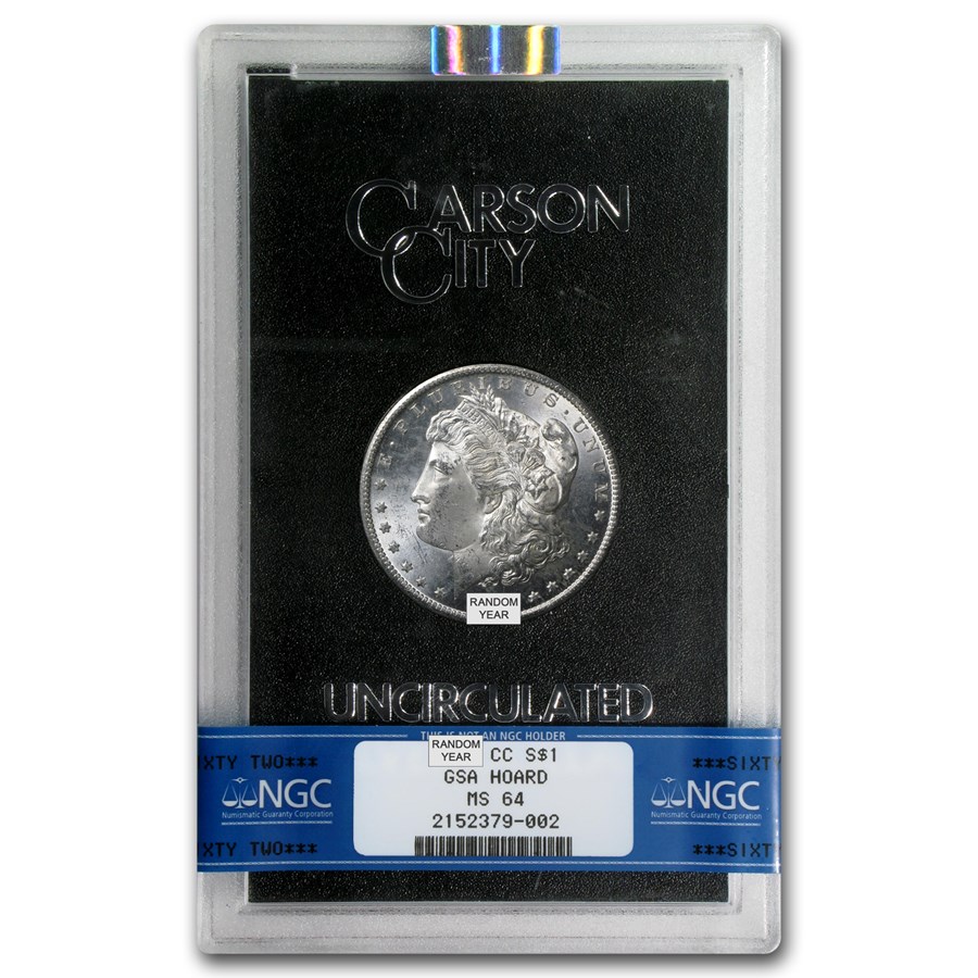 1882-1884-CC Morgan Dollar MS-64 NGC (GSA)