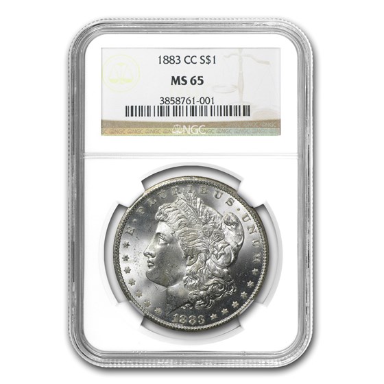 1882-1884 Morgan Dollars MS-65 NGC (Carson City Mint) 1882-1884 Morgan Dollars MS-65 NGC (Carson City Mint)