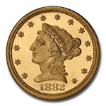 1882 $2.50 Liberty Gold Quarter Eagle PR-66+ DCAM PCGS