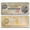 1882 $20 Gold Certificate VG (Fr#1178)