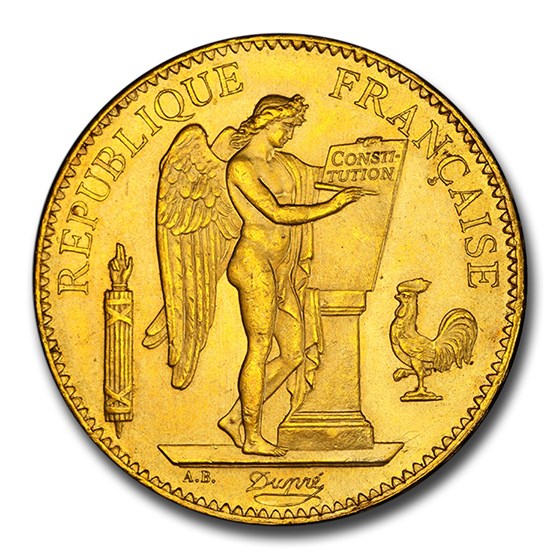 1882-A France Gold 100 Francs MS-64+ PCGS 1882-A France Gold 100 Francs MS-64+ PCGS