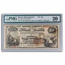 1882 Brown Back $10 Boston, MA VF-20 PMG (Fr#479) CH#379