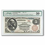 1882 Brown Back $5.00 Cincinnati, OH VF-30 PMG (Fr#466) CH#240