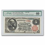 1882 Brown Back $5.00 New York, NY XF-40 PMG (Fr#471) CH#1394