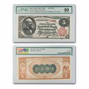 1882 Brown Back $5.00 New York, NY XF-40 PMG (Fr#471) CH#1394