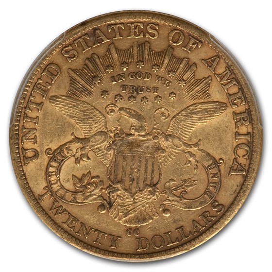 Buy 1882CC 20 Liberty Gold Double Eagle AU50 PCGS APMEX