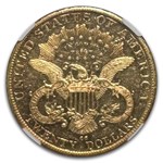 1882-CC $20 Liberty Gold Double Eagle AU-55 NGC (PL)