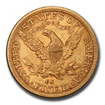 1882-CC $5 Liberty Gold Half Eagle AU-55 PCGS CAC