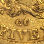 1882-CC $5 Liberty Gold Half Eagle XF-45 PCGS