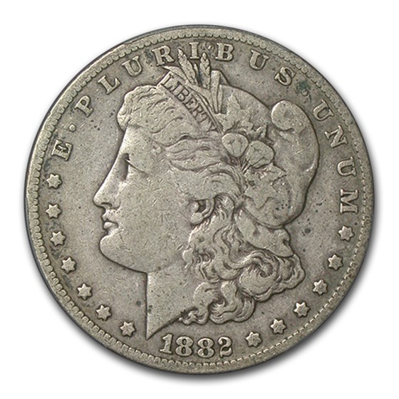 1882-CC Morgan Dollar Fine-15 PCGS