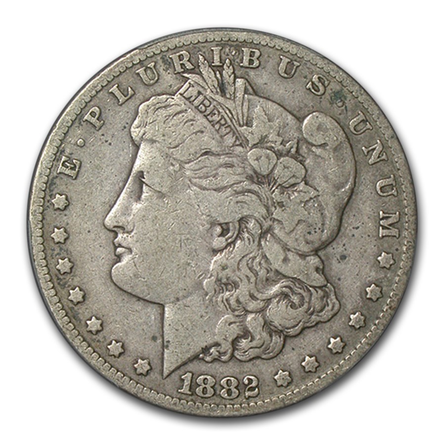 1882-CC Morgan Dollar Fine-15 PCGS
