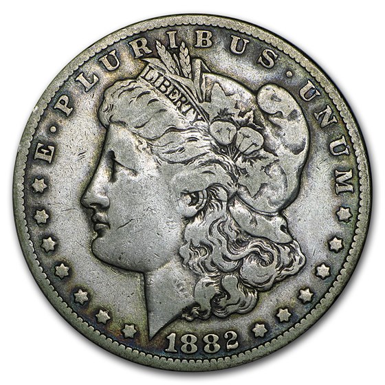 1882-CC Morgan Dollar Fine 1882-CC Morgan Dollar Fine