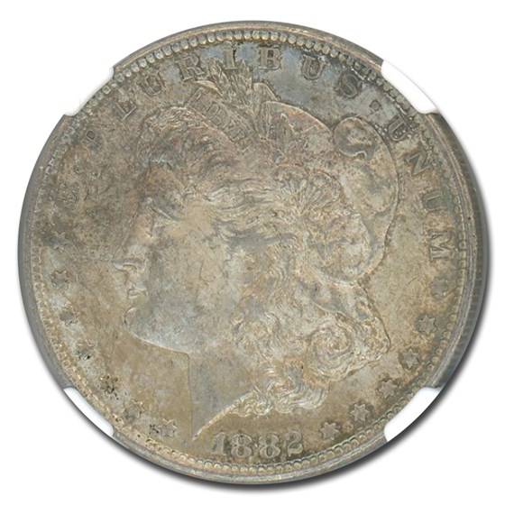 1882-CC Morgan Dollar MS-62 NGC 1882-CC Morgan Dollar MS-62 NGC