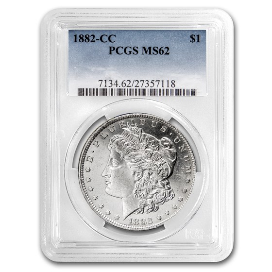 1882-CC Morgan Dollar MS-62 PCGS 1882-CC Morgan Dollar MS-62 PCGS