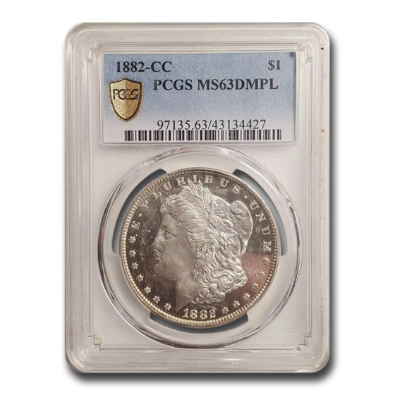 1882-CC Morgan Dollar MS-63 DMPL PCGS 1882-CC Morgan Dollar MS-63 DMPL PCGS