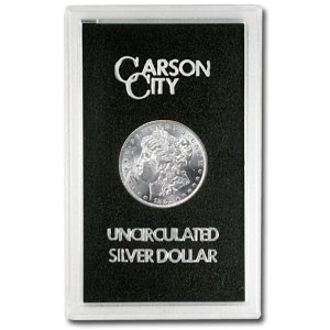 1882-CC Morgan Dollar MS-63 (GSA, Strike Thru Error) 1882-CC Morgan Dollar MS-63 (GSA, Strike Thru Error)
