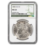 1882-CC Morgan Dollar MS-63 NGC (Green Label)