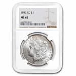 1882-CC Morgan Dollar MS-63 NGC