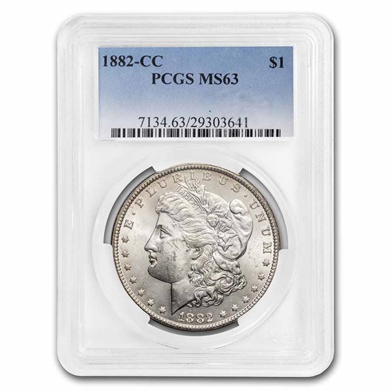 1882-CC Morgan Dollar MS-63 PCGS 1882-CC Morgan Dollar MS-63 PCGS