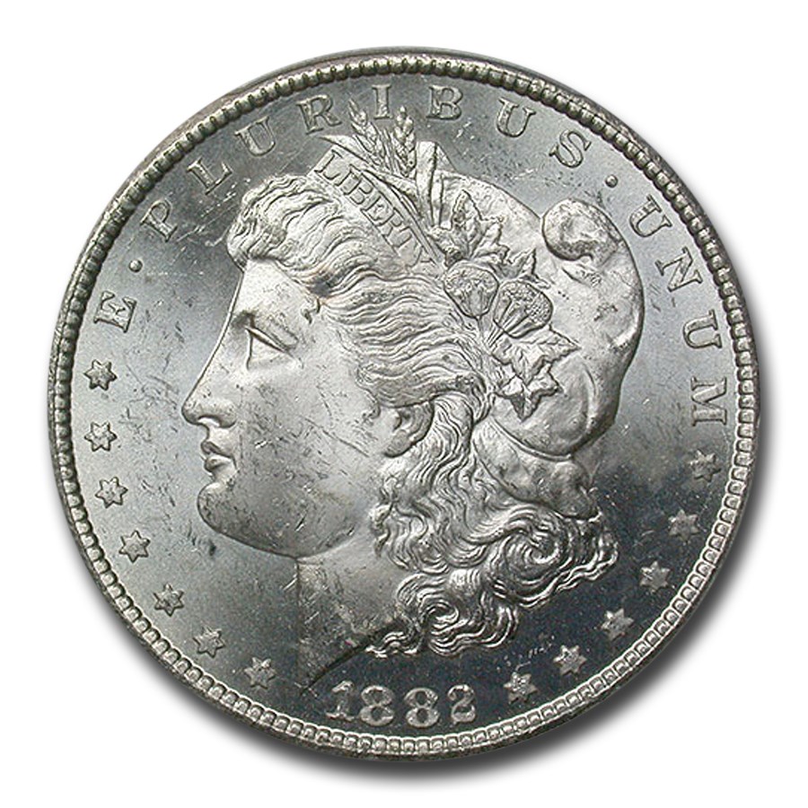 1882-CC Morgan Dollar MS-63+ PCGS