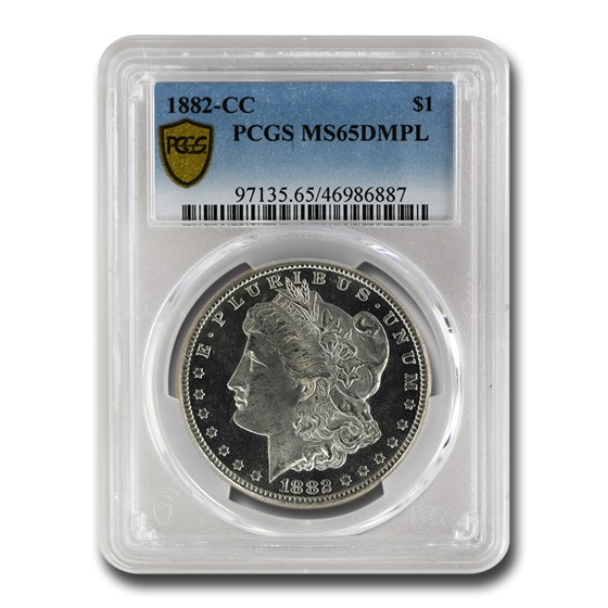 1882-CC Morgan Dollar MS-65 DMPL PCGS 1882-CC Morgan Dollar MS-65 DMPL PCGS