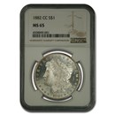 1882-CC Morgan Dollar MS-65 NGC