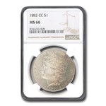 1882-CC Morgan Dollar MS-66 NGC (Toned)