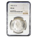 1882-CC Morgan Dollar MS-66 NGC