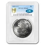 1882-CC Morgan Dollar MS-66 PCGS CAC