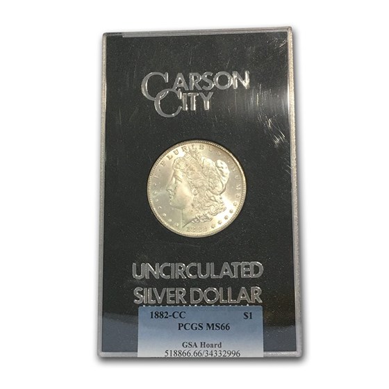 1882-CC Morgan Dollar MS-66 PCGS (GSA) 1882-CC Morgan Dollar MS-66 PCGS (GSA)
