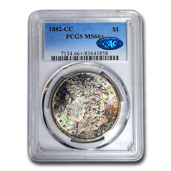 1882-CC Morgan Dollar MS-66+ PCGS 1882-CC Morgan Dollar MS-66+ PCGS