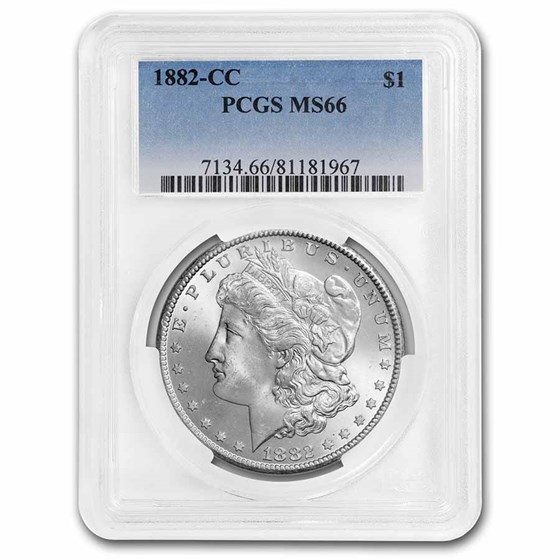1882-CC Morgan Dollar MS-66 PCGS 1882-CC Morgan Dollar MS-66 PCGS