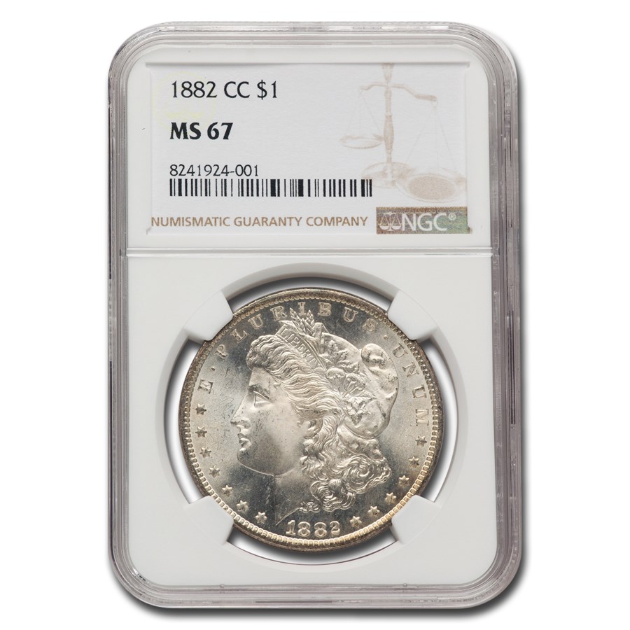 1882-CC Morgan Dollar MS-67 NGC