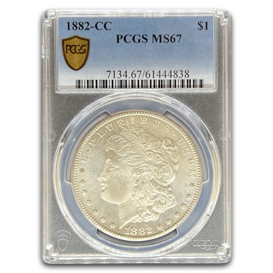1882-CC Morgan Dollar MS-67 PCGS