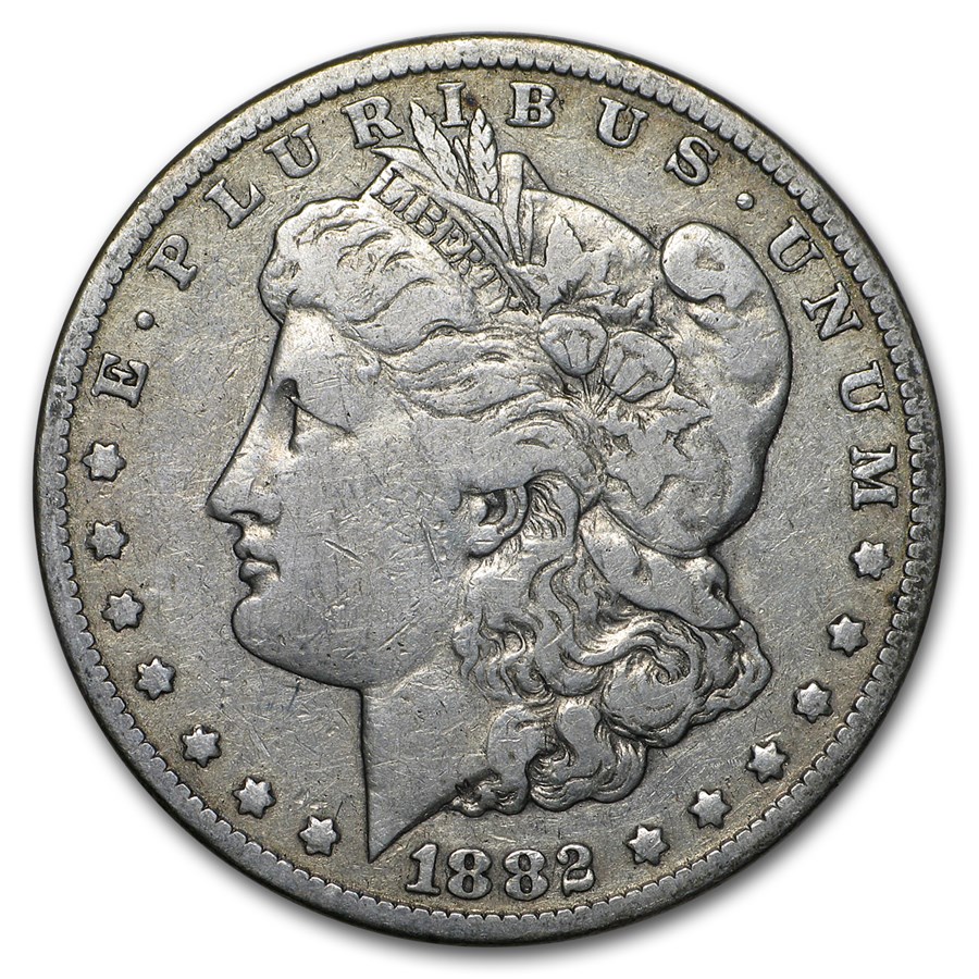 1882-CC Morgan Dollar VF
