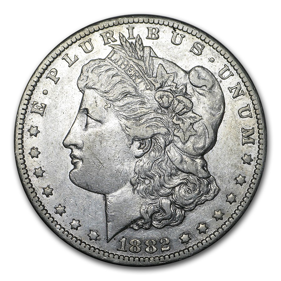 1882-CC Morgan Dollar XF