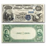 1882 Date Back $10 Columbus, OH Ch XF+ (Fr#555) CH#2605